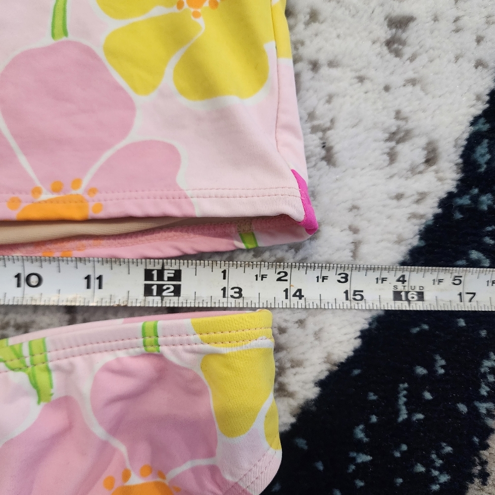 Lilly Pulitzer Women's Floral Halter Neck Two Piece Swimsuit Bathing Suit Size 8 - Picture 10 of 13